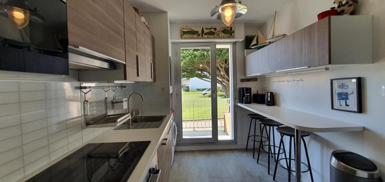 Ker Mamette Bel Appartement En Bord De Mer กีเบอรง ภายนอก รูปภาพ